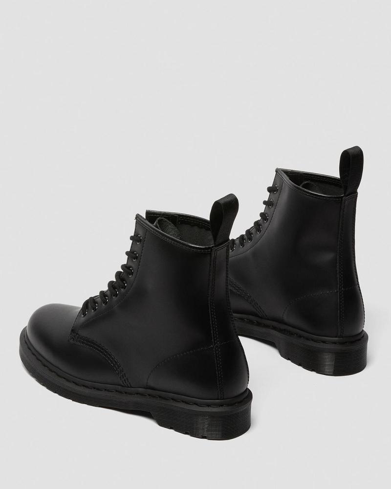 Dr Martens 1460 Mono Smooth Læder Snørestøvler Dame Sort | DK 172VRW